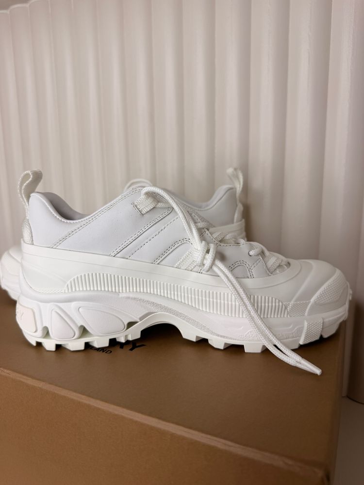 Burberry White Chunky Sneakers image 2