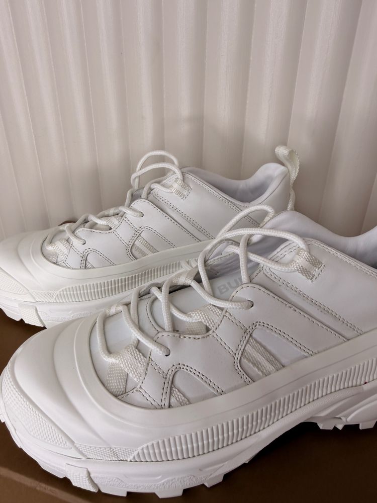 Burberry White Chunky Sneakers image 3
