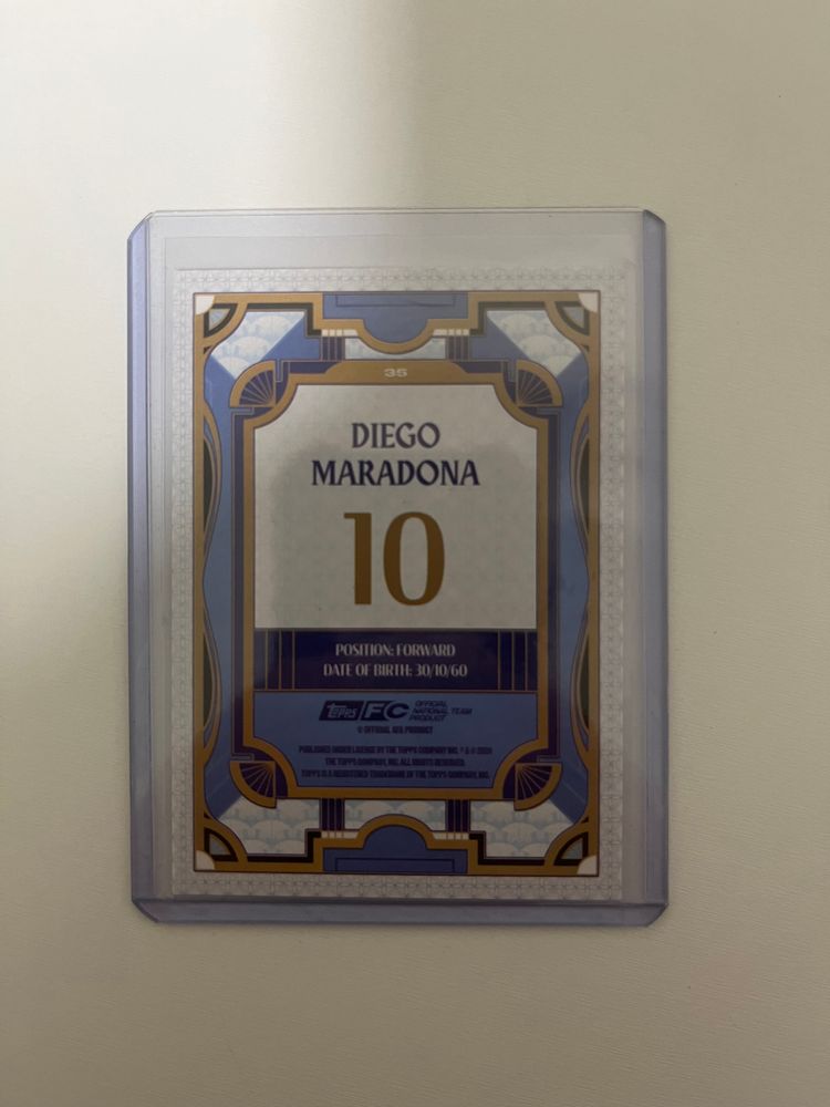 Carta Diego Armando Maradona Topps FC image 2