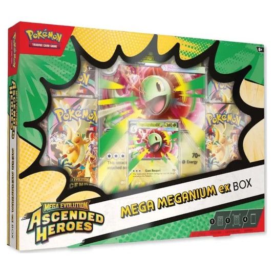 1 x Ascended Heroes Mega Meganium Ex Box