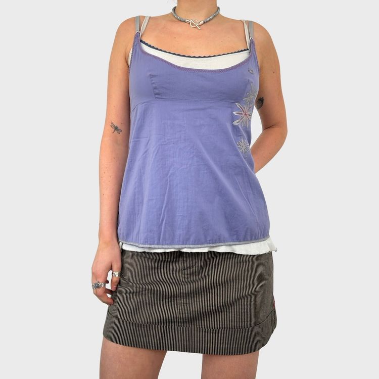 Cop Copine Lilac Double Layered Cami - M