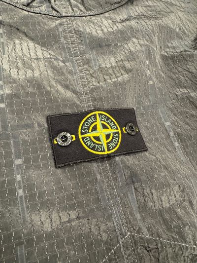 Stone Island Grey Nylon Metal Jacquard Jacket 2
