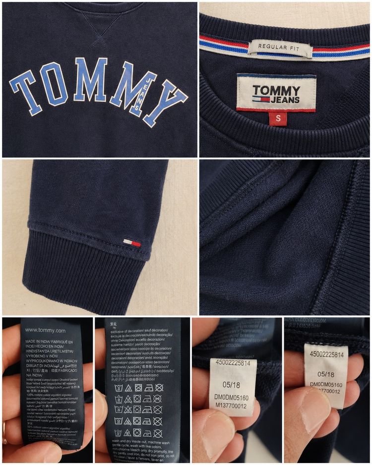 Immagine di Tommy Jeans Navy Blue Sweatshirt 6