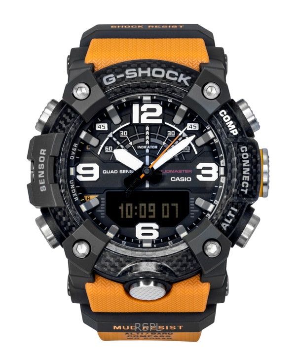 Casio G-Shock Master of G-Land Mudmaster Analog Digital Smartphone Link Black Dial Quartz GG-B100X-1A9 200M Men's Watch