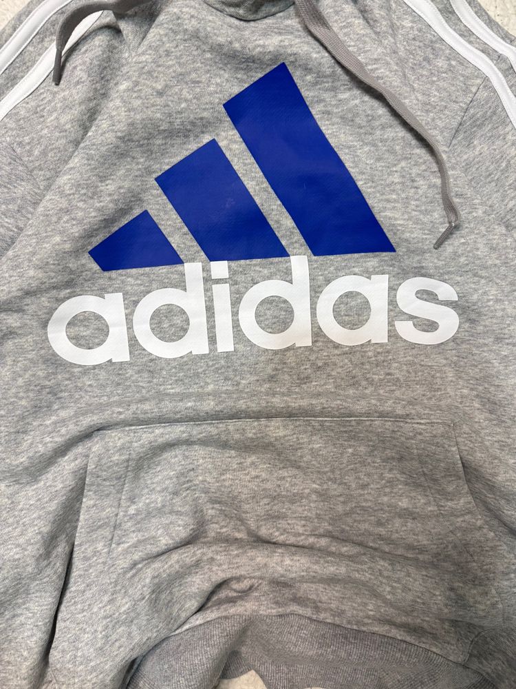 adidas grey hoodie image 2