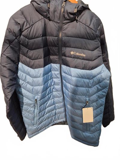 Columbia White out hoodie insulated jacket uk Large.