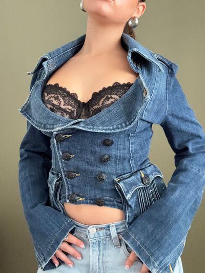 Diesel Denim Military Jacket (M) 5