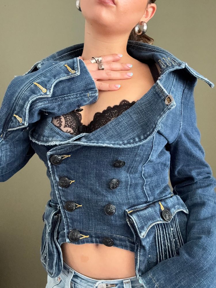 Diesel Denim Military Jacket (M) 6