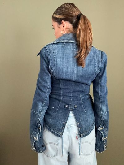 Diesel Denim Military Jacket (M) 15