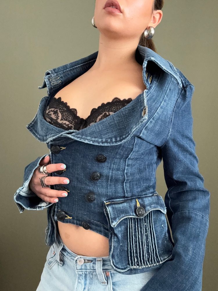 Diesel Denim Military Jacket (M) 3