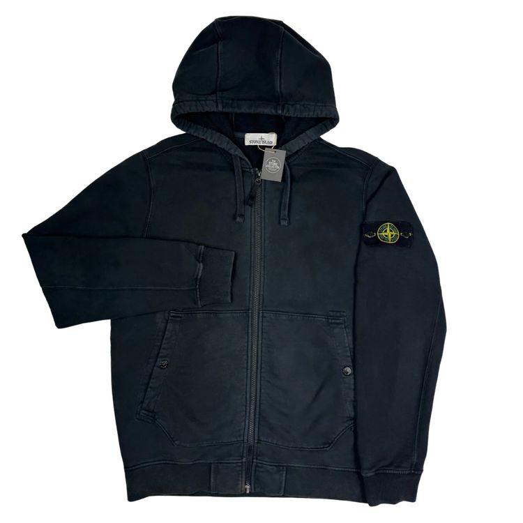 Sudadera con capucha y cremallera Stone Island negro - talla L imagen 1