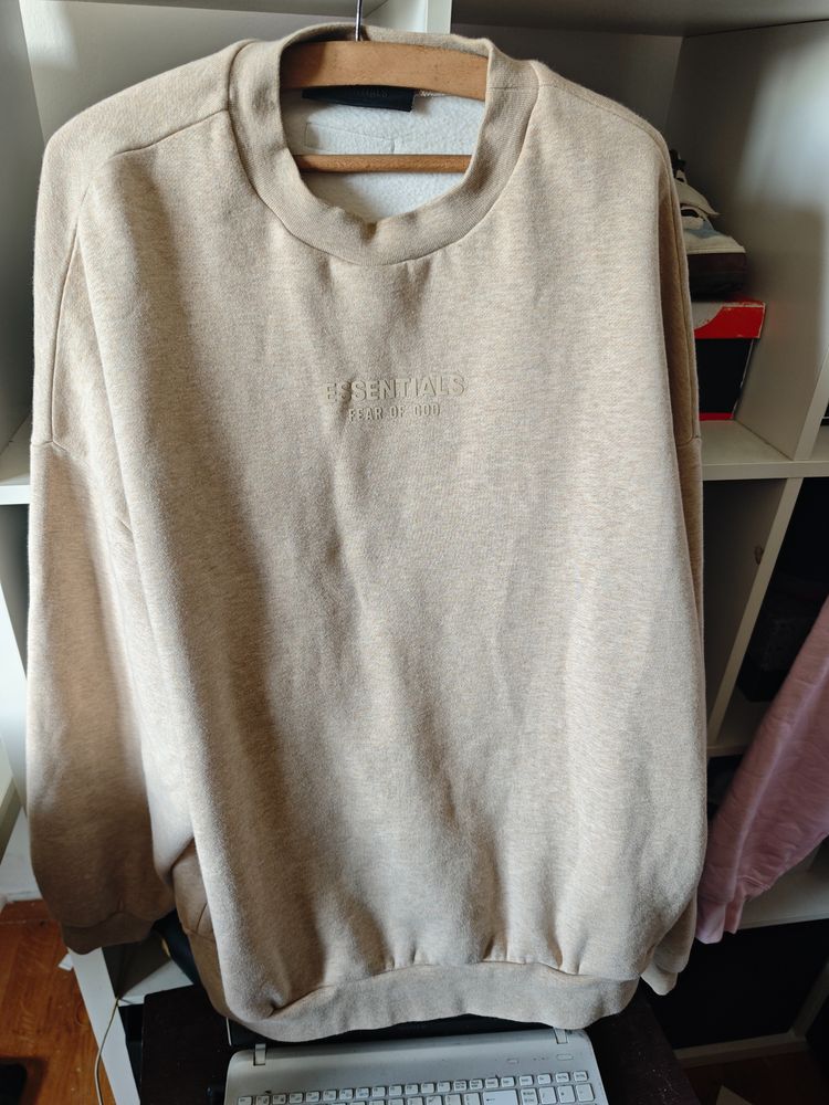 Essentials Hoddie Beige 