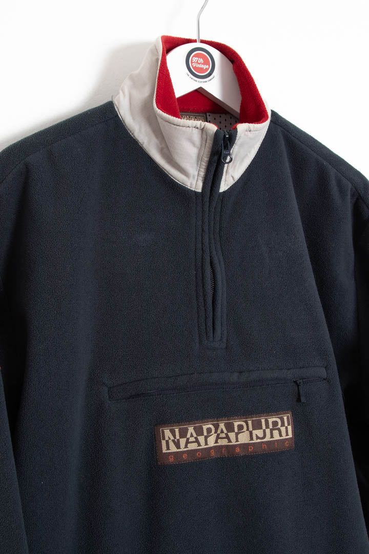 Napapijri 1/4 Zip Fleece Jumper (XS) imagen 4