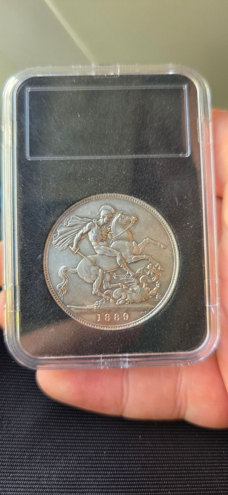 1889 British Coin crown 