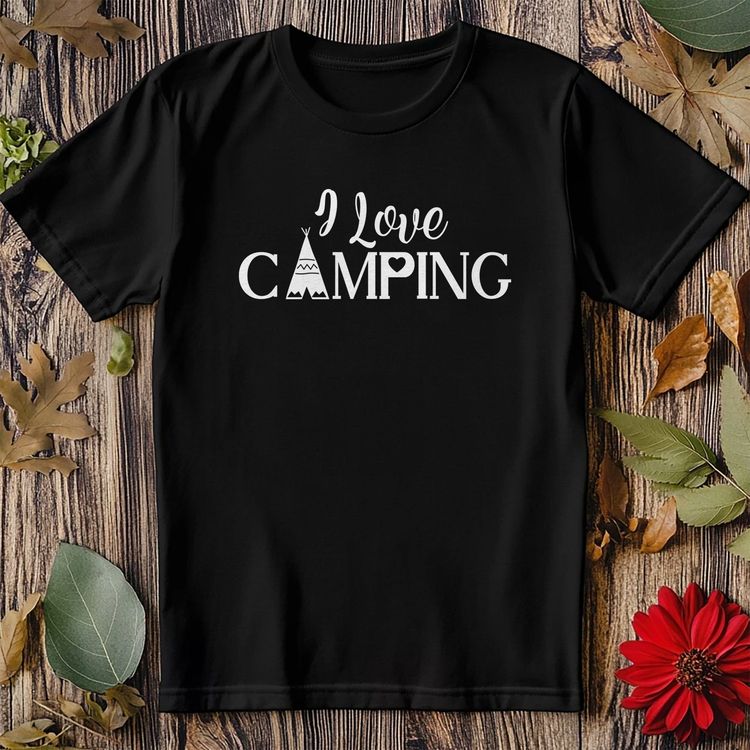I Love Camping T-Shirt - Funny and 4