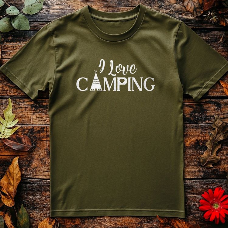 I Love Camping T-Shirt - Funny and 5