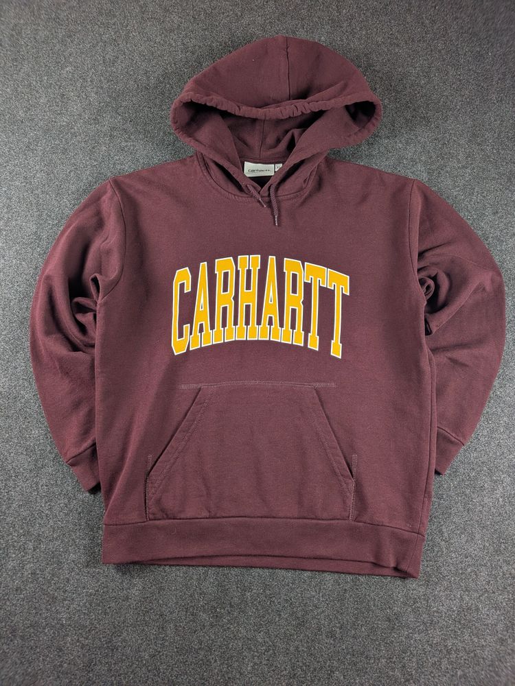 Carhartt bordo hoodie taglia XS imagen 1