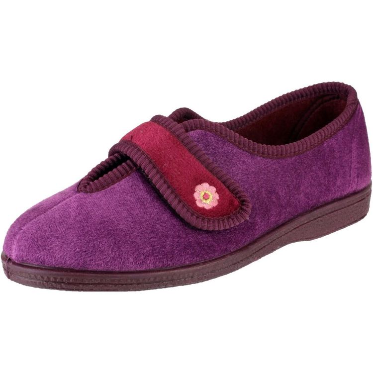 Gbs Slippers Andrea Touch Fastening Slipper obraz 27