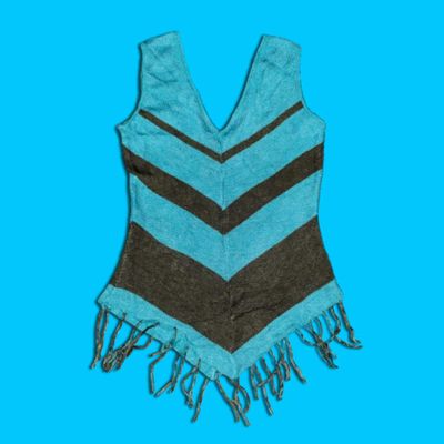 * BOHO BAMBOO TRADERS V-NECK KNIT TOP* 1