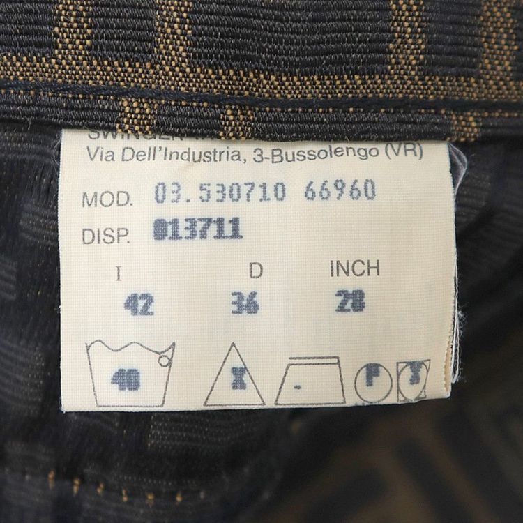 Fendi Zucca Logo Brown Monogram 90s Mini Shorts image 6