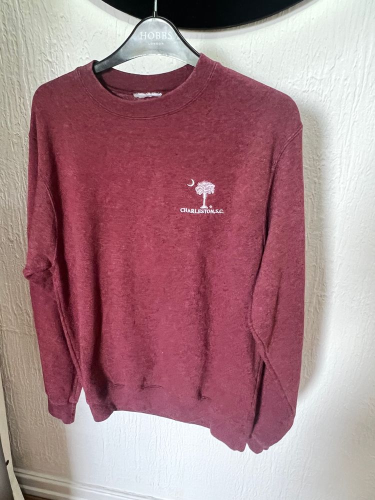 Maroon Sweatshirt With Charleston S.C. Logo