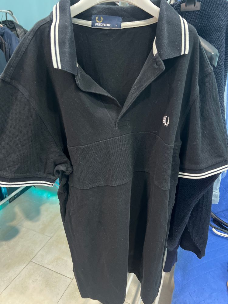 Fred Perry Black Polo Shirt