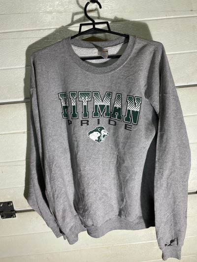 Grey Sweatshirt With Hitman Pride Text