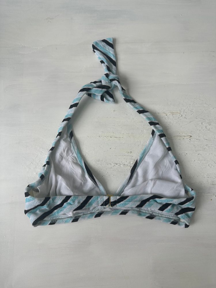 sailor drop | small blue striped bikini style top 2