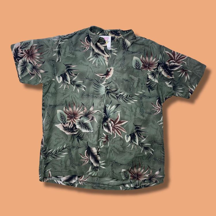 Other Vintage Hawaiian  90s print shirt▫️colour green ▫️by  ultra ray▫️size XL product image