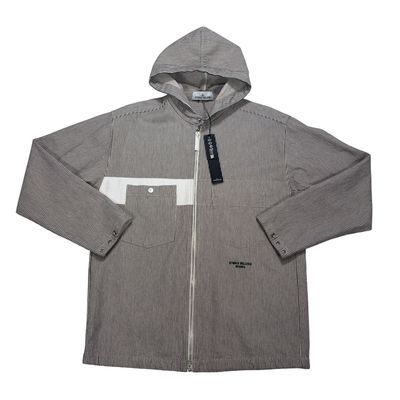 Stone Island Marina White Hooded Jacket