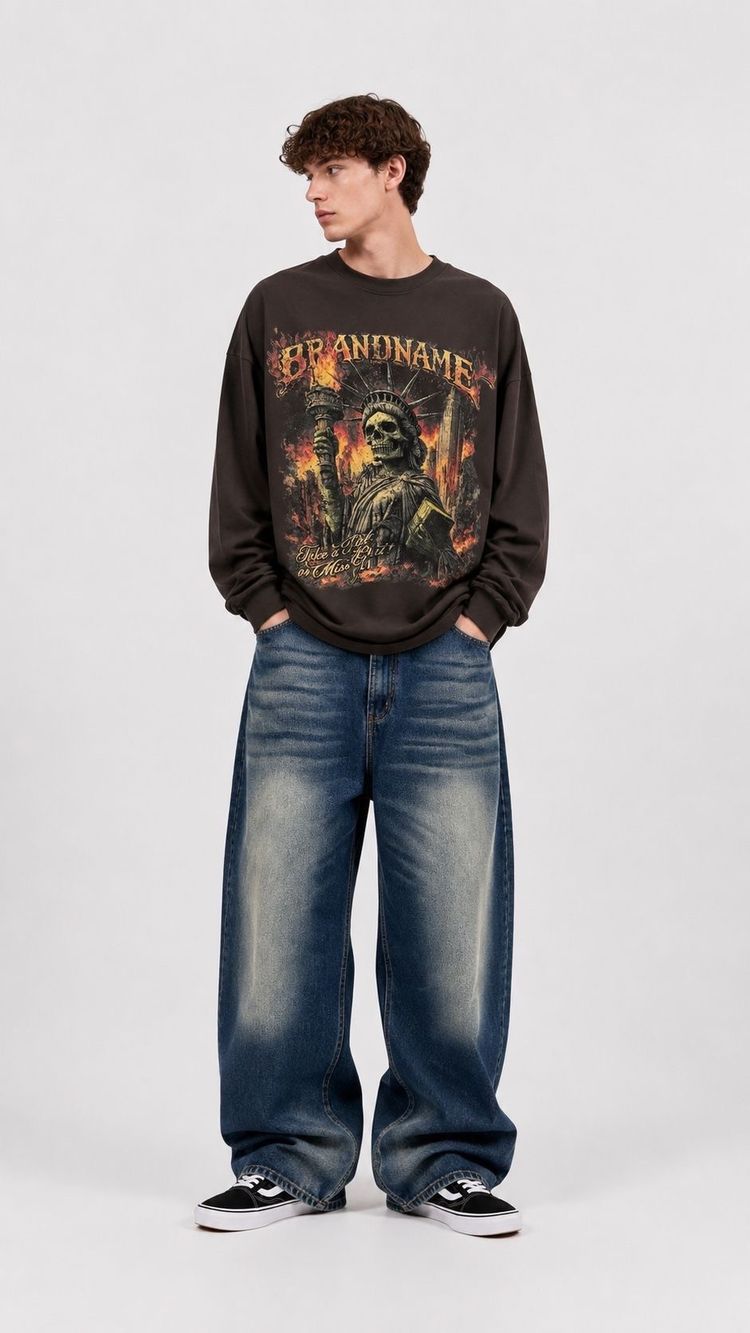 longsleeve marrone