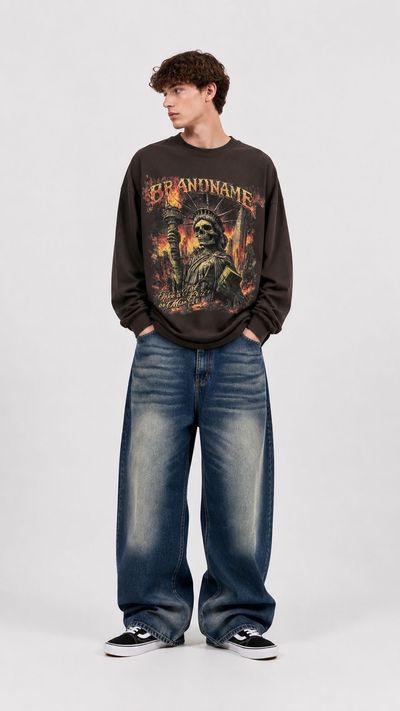 longsleeve marrone