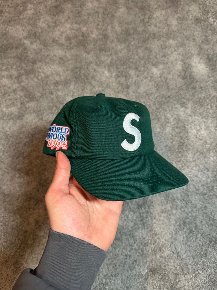 Supreme Cap World Famous S Logo Green (Nuovo)