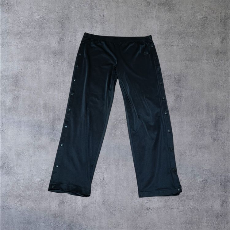 Nike Black Snap Button Track Pants (L) 