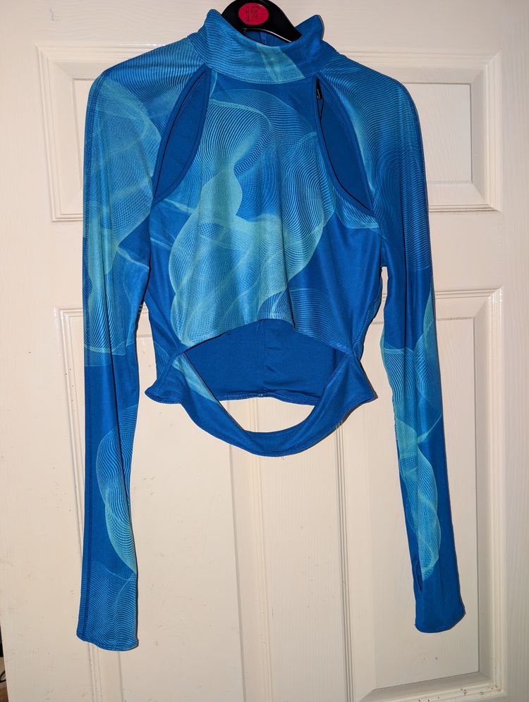 House of Holland House Of Holland Blue Long Sleeve Top product image