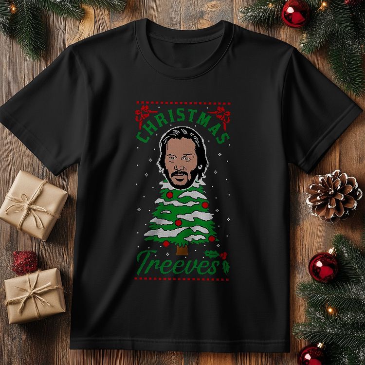 Christmas-Treeves Tee - Deck the