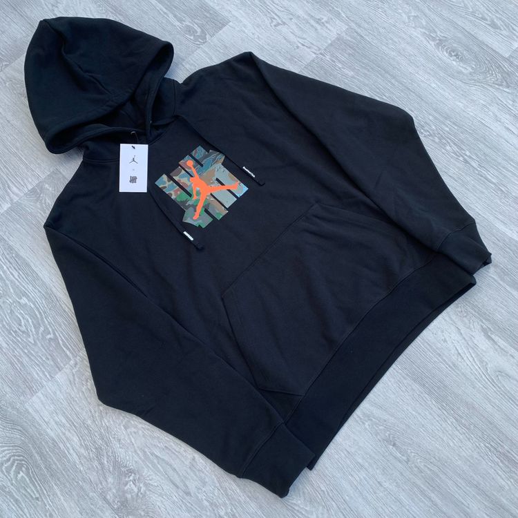 Nike Air Jordan x Undefeated Strikes Hoodie - Black [DX4299-010] image 1