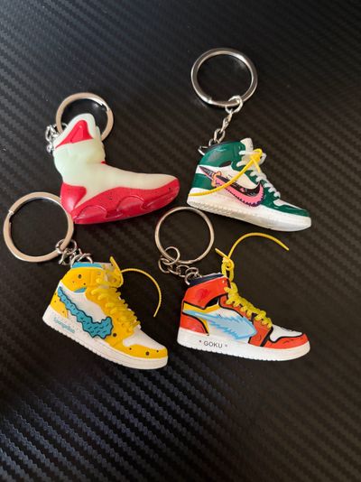 3D mini Nike Sneaker Keychains. Choose 1 (Each sold individually)