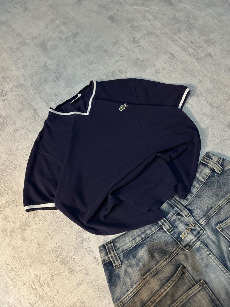 Lacoste Navy Blue Polo Shirt