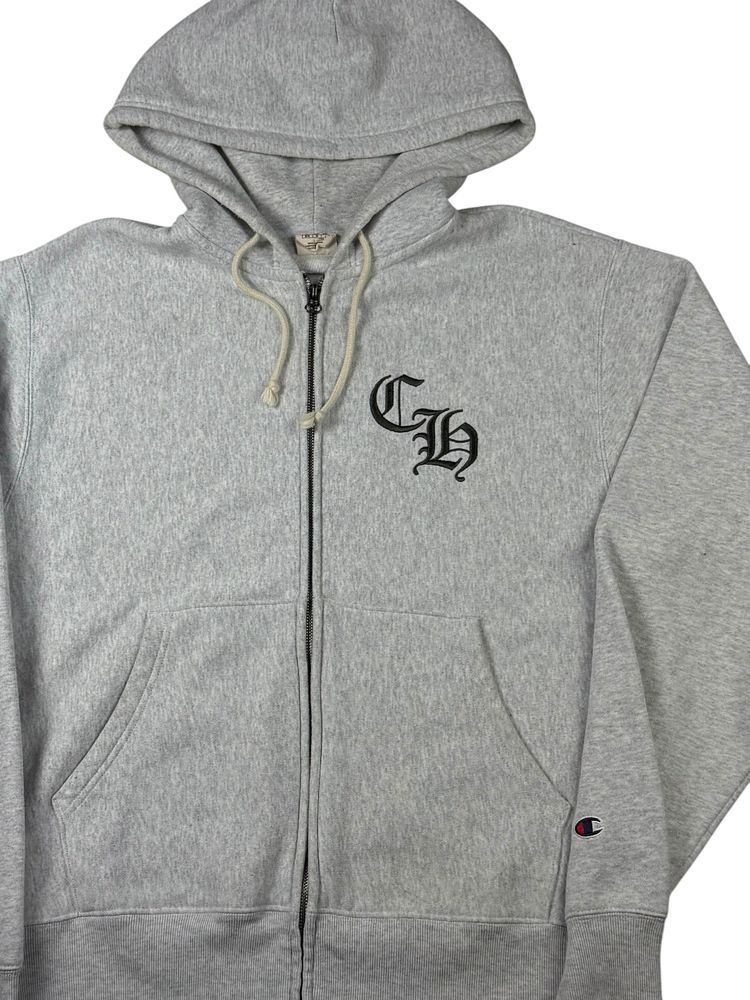 Champion UO Exclusive Gothic Script zip-up hoodie imagen 2