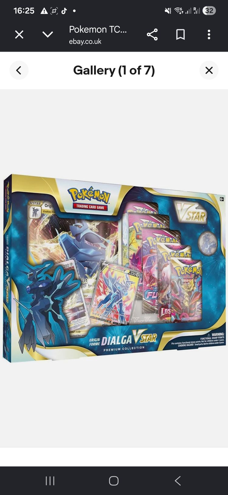 Pokemon Trading Card Game Dialga Vstar Premium Collection