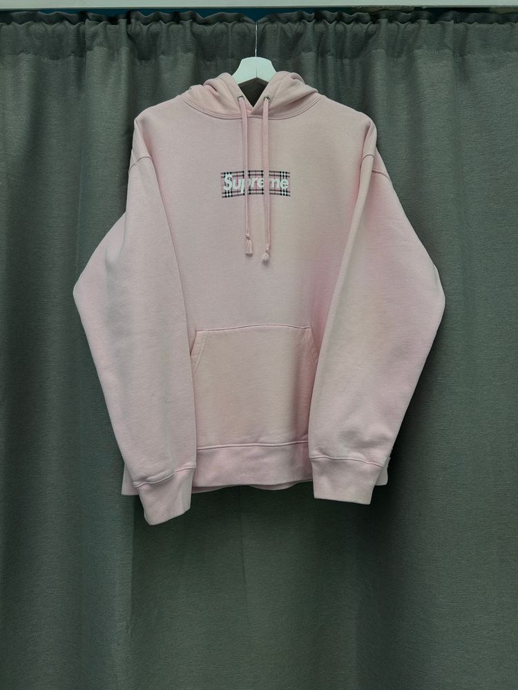 Supreme x Burberry Hoodie Box Logo