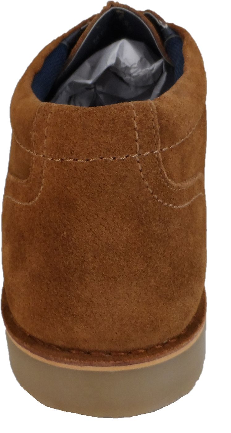 Roamers Tan Center Seam Retro Real Suede Desert Boots imagen 6