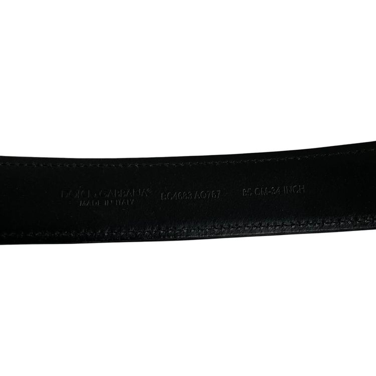 Dolce & Gabbana Leather and Canvas Camoflauge Belt 4