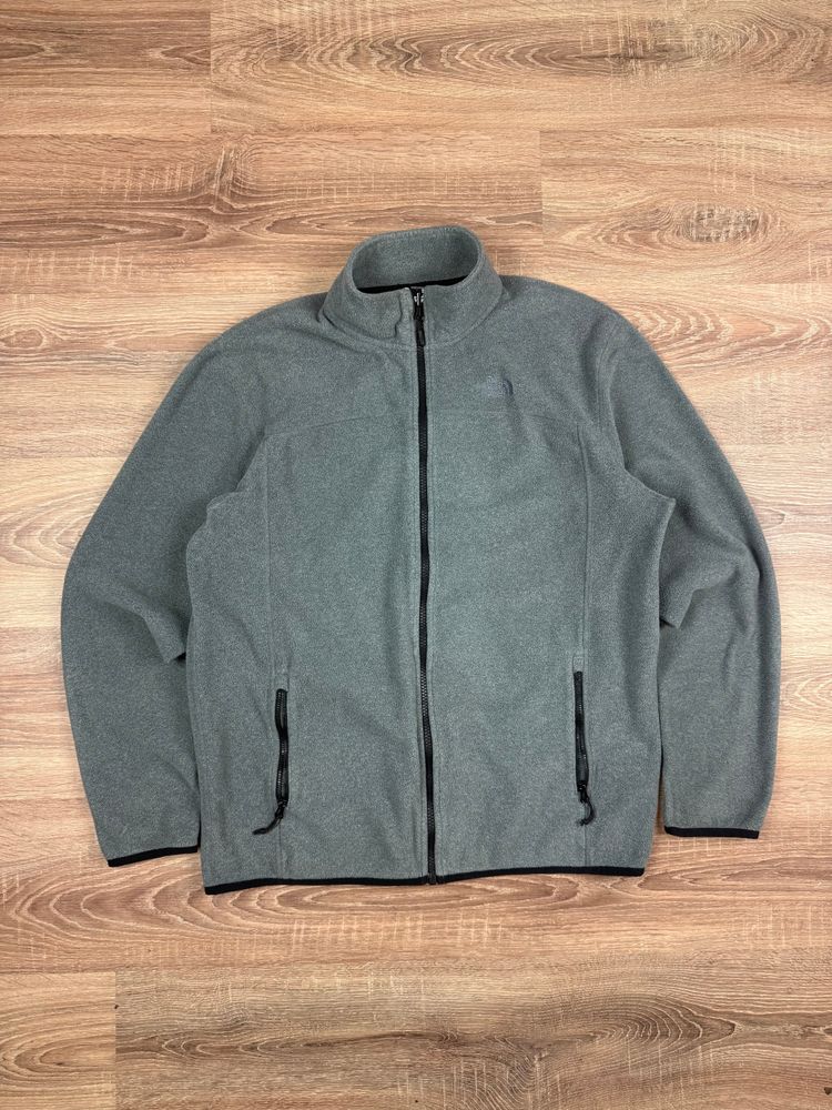 Grey The North Face Polartec Fleece Zip Up (L) image 1