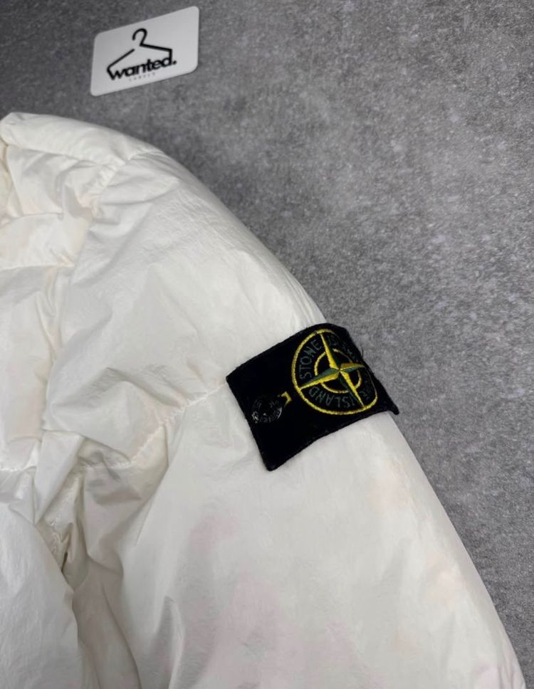 White Stone Island Crinkle Reps NY Down Jacket (A/W 2020) 4