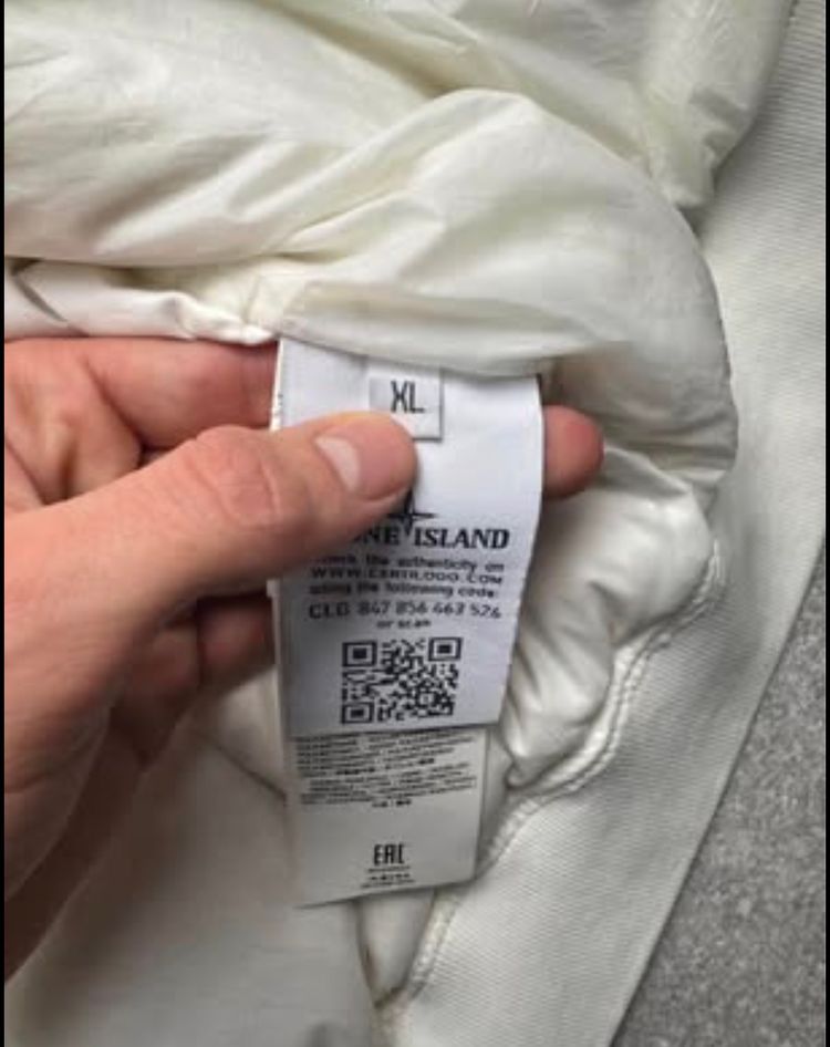 White Stone Island Crinkle Reps NY Down Jacket (A/W 2020) 8