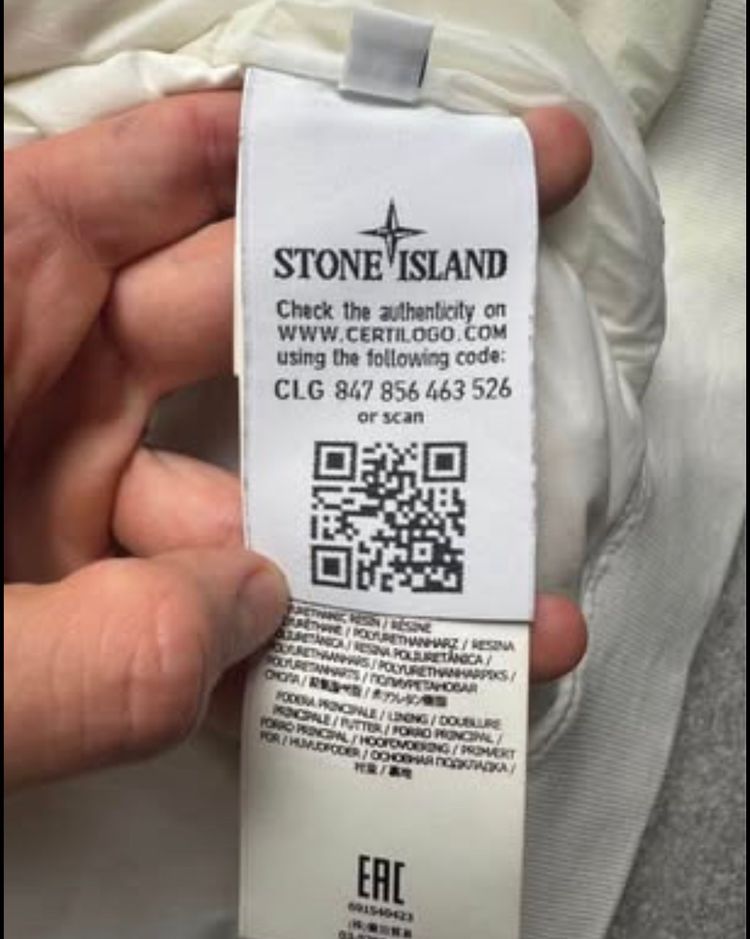 White Stone Island Crinkle Reps NY Down Jacket (A/W 2020) 7