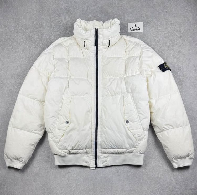 White Stone Island Crinkle Reps NY Down Jacket (A/W 2020)