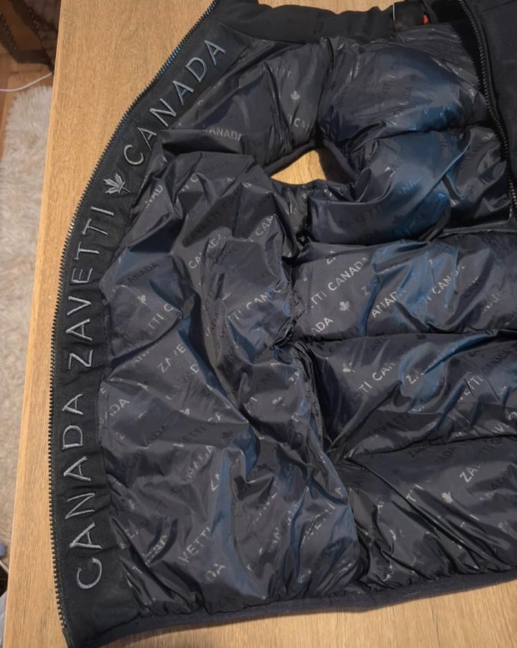Zavetti Canada Black Puffer Vest image 5